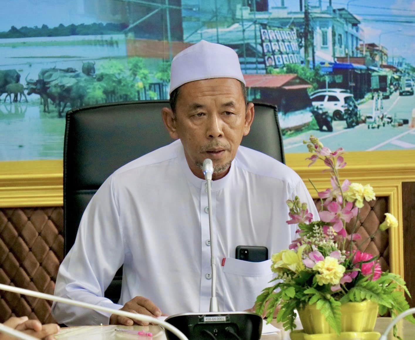จัดประชุมจัดตั้งองค์กรสานใจช่วยเหลือเด็กกำพร้าตำบลน้ำดำ