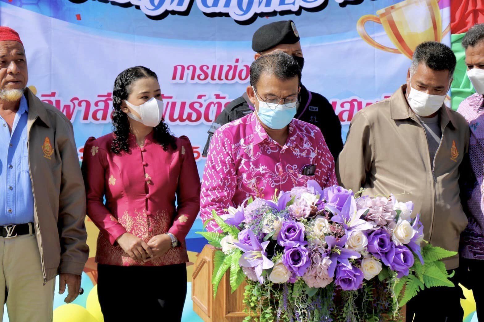 พิธีเปิดกิจกรรมกีฬาสีสัมพันธ์ต้านภัยยาเสพติด โรงเรียนบ้านน้ำดำ ประจำปี 2565